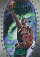 1997 Metal Universe Championship Galaxy #1 Michael Jordan Basketball Card