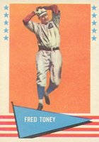 1961 Fleer #80 Fred Toney Baseball Card