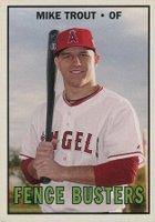 2017 Topps Throwback Thursday  #90 Mike Trout Baseball Card