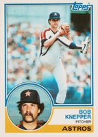 1983 Topps #382 Bob Knepper Baseball Card