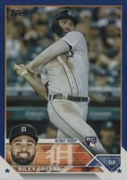 2023 Topps #31 Riley Greene Royal Blue Baseball Card