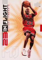 1998 Upper Deck Michael Jordan Living Legend In-Flight #IF7 Michael Jordan Basketball Card