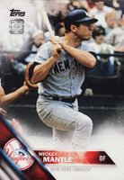 2021 Topps X Mickey Mantle Collection #45 Mickey Mantle Baseball Card