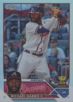 2023 Topps Chrome Update #USC153 Michael Harris II Refractor Baseball Card
