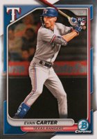 2024 Bowman Chrome #65 Evan Carter Baseball Card