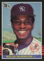 1985 Donruss #92 Willie Randolph Baseball Card