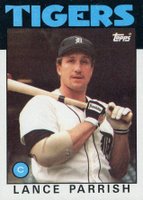 1986 Topps #740 Lance Parrish Baseball Card