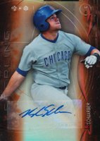 2014 Bowman Sterling Prospects Autograph #KSC Kyle Schwarber Orange Refractor Baseball Card