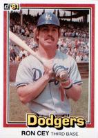 1981 Donruss #296 Ron Cey Baseball Card