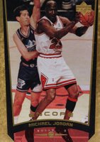 1998 Upper Deck Encore #92 Michael Jordan Gold F/X Basketball Card