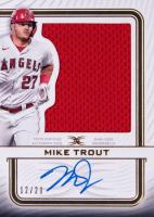 2023 Topps Definitive Collection Autograph Relic Collection #ARCMT Mike Trout Baseball Card