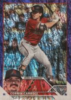 2023 Topps #401 Corbin Carroll Purple Foil Baseball Card