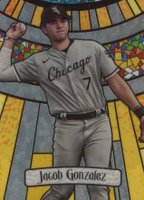 2023 Bowman Draft Bowman Glass #BGA8 Jacob Gonzalez Baseball Card