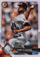 2018 Bowman #37 Sandy Alcantara Baseball Card