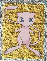1999 Merlin Pokemon #S25 Mew-Prism TCG Card