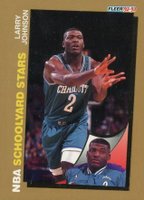 1992 Fleer #259 Larry Johnson Basketball Card