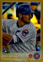 2015 Topps Chrome #112 Kris Bryant Gold Refractor Baseball Card