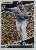 2022 Topps Update Black Gold #BG2 Wander Franco Baseball Card