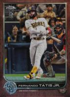 2022 Topps Chrome Ben Baller #150 Fernando Tatis Jr. Rose Gold Refractor Baseball Card