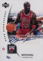 2005 Upper Deck Sportsfest #NBA3 Michael Jordan Autograph Basketball Card