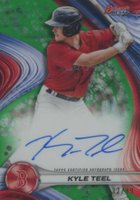 2024 Bowman's Best Best of 2024 Autographs #B24KT Kyle Teel Green Refractor Baseball Card