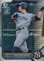 2022 Bowman Mega Box Chrome #182 Anthony Volpe Baseball Card