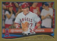 2014 Topps #364 Mike Trout Gold Baseball Card