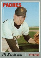 1970 Topps #212 Al Santorini Baseball Card