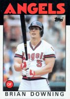 1986 Topps #772 Brian Downing Baseball Card
