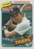 1980 Topps #416 Tom Brookens Baseball Card