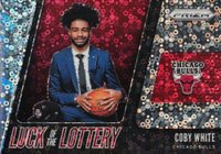2019 Panini Prizm Luck of the Lottery #7 Coby White Fast Break Basketball Card