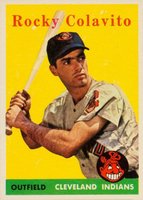 1958 Topps #368 Rocky Colavito Baseball Card