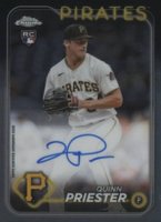 2024 Topps Chrome Rookie Autographs #RAQP Quinn Priester Baseball Card