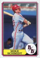 1987 Boardwalk & Baseball Top Run Makers #1 Mike Schmidt Baseball Card