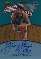 1999 Bowman's Best Franchise Favorites #FRA1B George Gervin Autograph Basketball Card