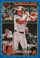 2024 Topps Chrome #88 Jackson Holliday Blue Wave Baseball Card