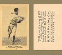 1917 Weil Baking Co. #48 Bill Fischer Baseball Card