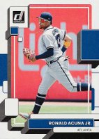 2022 Panini Donruss #121 Ronald Acuna Jr. Variation Baseball Card