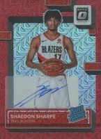 2022 Panini Donruss Optic #249 Shaedon Sharpe Signature-Choice Basketball Card