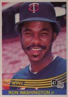 1984 Donruss #391 Ron Washington Baseball Card