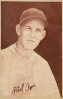 1939 Goudey Premiums R303-B # Mel Ott Sepia Baseball Card