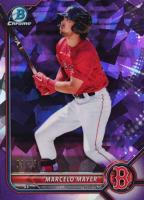2022 Bowman Sapphire Edition Chrome Prospects #BCP126 Marcelo Mayer Purple Baseball Card