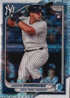 2024 Bowman Mega Box Chrome #17 Jasson Dominguez Baseball Card