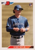 2022 Bowman Transcendent VIP Party Bobby Witt Jr. Through the Years #1992 Bobby Witt Jr. 1 Back Baseball Card