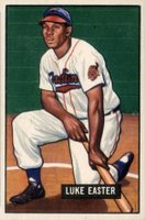 1951 Bowman #258 Luke Easter Baseball Card