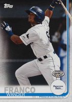 2019 Topps Pro Debut #50 Wander Franco Batting Baseball Card