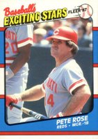 1987 Fleer Exciting Stars #38 Pete Rose Baseball Card