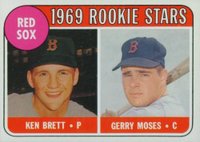 1969 Topps #476w Red Sox Rookies White Player Names Baseball Card