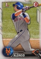 2016 Bowman Draft  #BD92 Pete Alonso Baseball Card