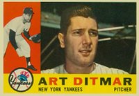 1960 Topps #430 Art Ditmar Baseball Card